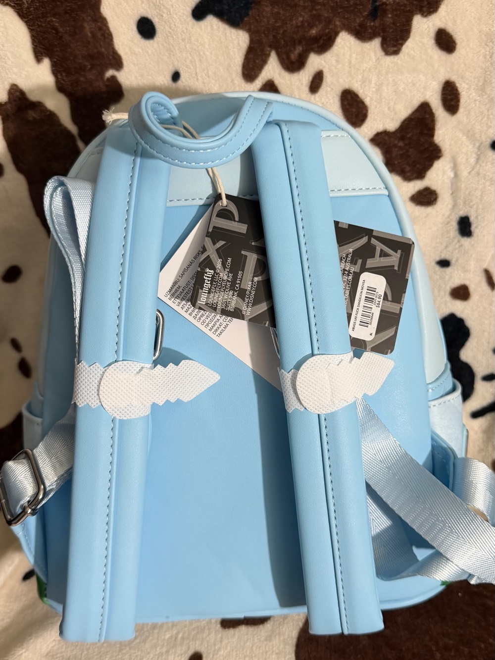 Loungefly pastel blue garden character mini backpack Bugs Life - Picture 4 of 7